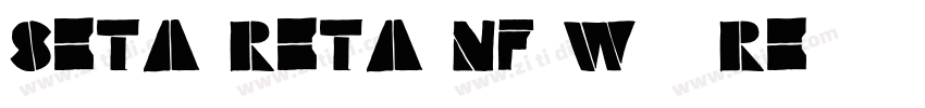 Seta Reta NF W05 Re字体转换